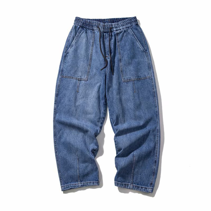 Wholesale 2020 Denim Jeans men' brand straight straight loose feeling wide leg daddy pants male Korean trend jeans, Blue
Wholesale 2020 Denim Jeans men' brand straight straight loose feeling wide leg daddy pants male Korean trend jeans, Blue