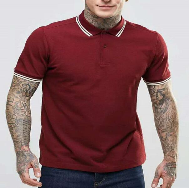 UK Men Solid Polo Shirt Twin Tipped Mens Striped Collar Classic T-Shirts Camisa Fitness Casual 100% Cotton Polos White Wine Red, White;black
UK Men Solid Polo Shirt Twin Tipped Mens Striped Collar Classic T-Shirts Camisa Fitness Casual 100% Cotton Polos White Wine Red, White;black