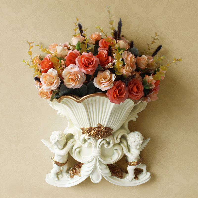 Resin art Vases Home decorative European Style Creative hanging Wall Vase wedding home decoration Living Room Table Flower Vase
Resin art Vases Home decorative European Style Creative hanging Wall Vase wedding home decoration Living Room Table Flower Vase
