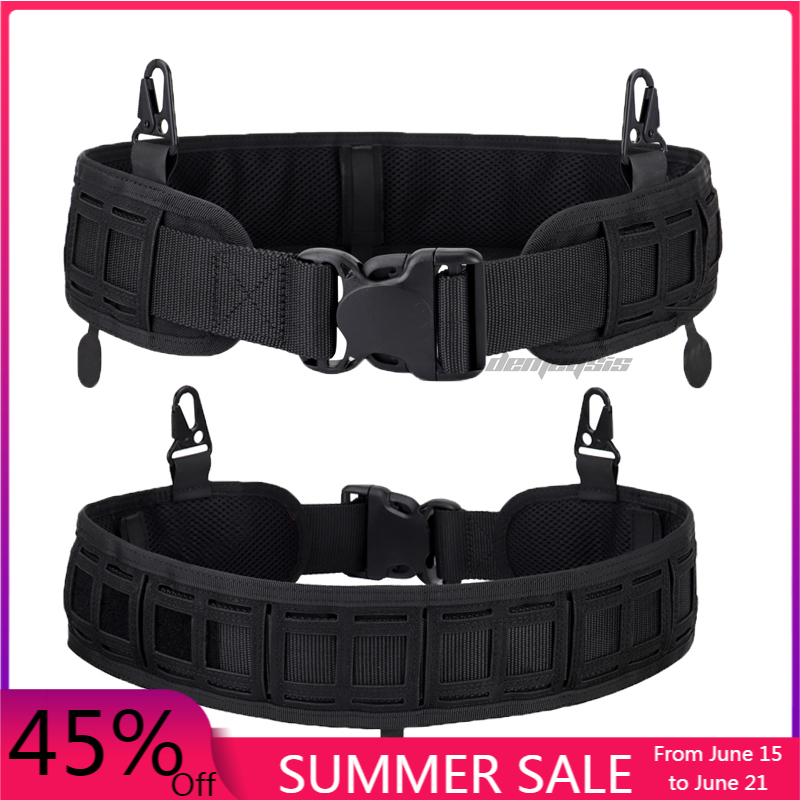 Tactical Army Cummerbunds Outer Padded CS Waist Belt Multi-Use Paintball Wide Belts, Black
Tactical Army Cummerbunds Outer Padded CS Waist Belt Multi-Use Paintball Wide Belts, Black
