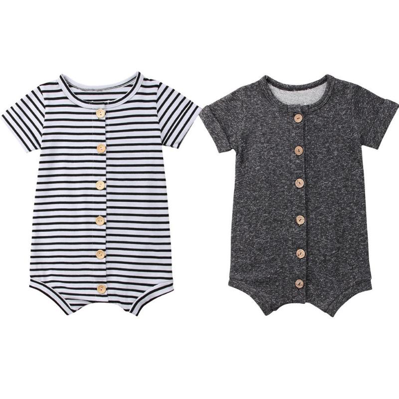 Pudcoco Newborn Baby Boys Girls Toddler Romper Jumpsuit Striped Outfits Jumpsuit Cotton Short Sleeve Clothes Summer Sunsuit, Gray
Pudcoco Newborn Baby Boys Girls Toddler Romper Jumpsuit Striped Outfits Jumpsuit Cotton Short Sleeve Clothes Summer Sunsuit, Gray