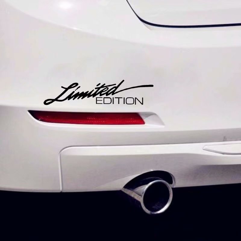 16CM*3.8CM LIMITED EDITION Creative Vinyl Car Window Sticker Car-styling Decal Black/Silver
16CM*3.8CM LIMITED EDITION Creative Vinyl Car Window Sticker Car-styling Decal Black/Silver