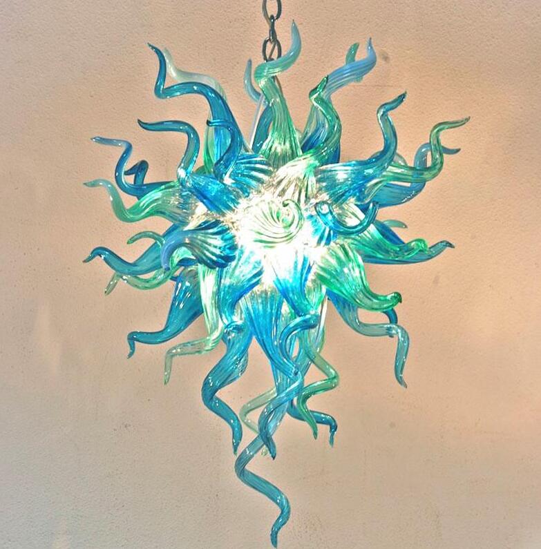 Modern Mouth Blown Glass Chandeliers Indoor Customized LED Pendant Lights Blue Colored Glass Chandelier for Home Party Decor
Modern Mouth Blown Glass Chandeliers Indoor Customized LED Pendant Lights Blue Colored Glass Chandelier for Home Party Decor
