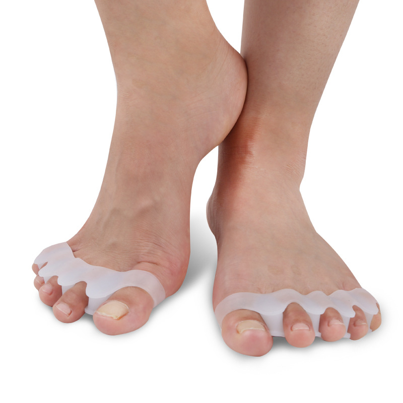 Silicone Bunion Corrector Toe Separators Foot Care Tool Hallux Valgus Corrector Straightener Spreader Free 5colors Separadores De Dedos