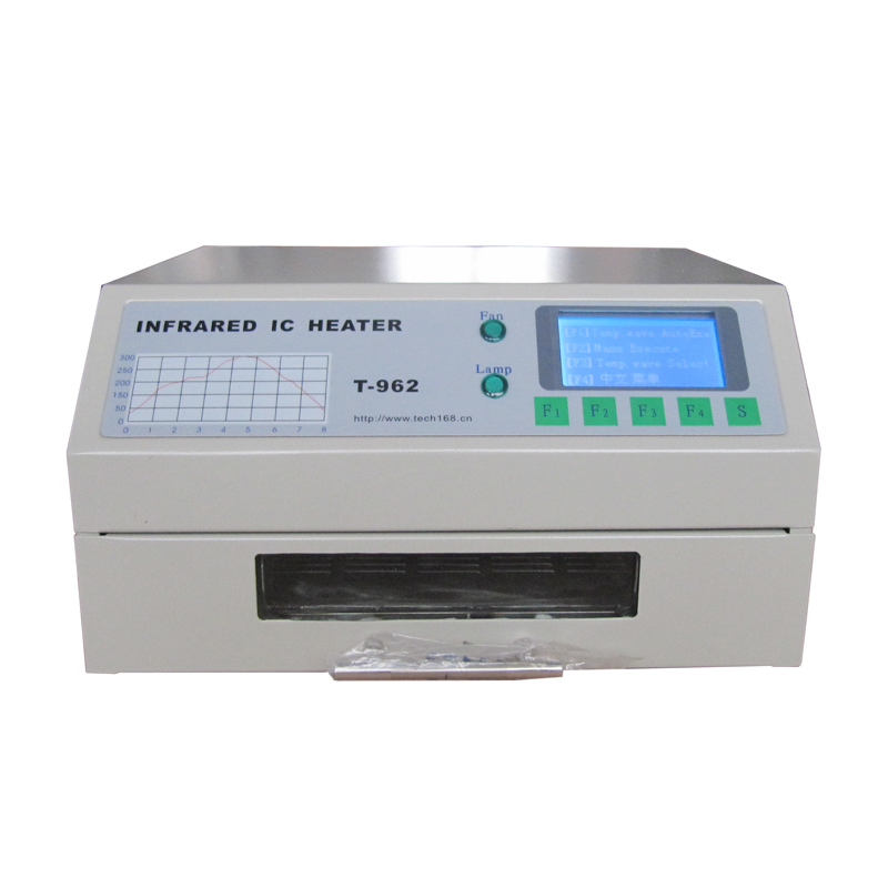 T962 Single temperature zone reflow soldering machine support computer control to automatically complete SMD BGA welding process
T962 Single temperature zone reflow soldering machine support computer control to automatically complete SMD BGA welding process
