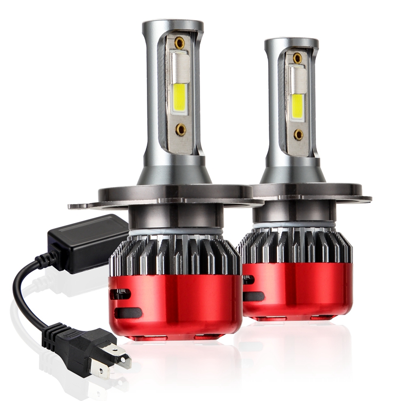 10000 Lumens H4 LED Headlight Bulb, DOB LED Chips Conversion Kit,6000K Cool White - 360°Adjustable Beam Pattern
10000 Lumens H4 LED Headlight Bulb, DOB LED Chips Conversion Kit,6000K Cool White - 360°Adjustable Beam Pattern