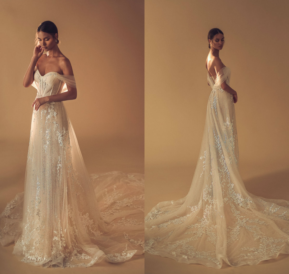2020 Elihav Sasson Beach Wedding Dresses Off The Shoulder Lace Appliqued A Line Boho Bridal Gowns Sweep Train Chic Wedding Dress Bride, Light yellow
2020 Elihav Sasson Beach Wedding Dresses Off The Shoulder Lace Appliqued A Line Boho Bridal Gowns Sweep Train Chic Wedding Dress Bride, Light yellow
