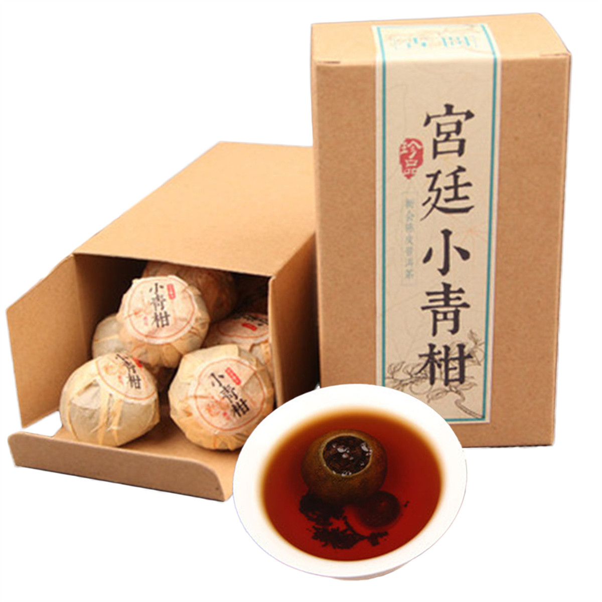 100g Yunnan Palace Small Green Mandarin Ripe Puer Tea Cake Organic Natural Black Pu'er Tea Old Tree Cooked Puerh Preferred
100g Yunnan Palace Small Green Mandarin Ripe Puer Tea Cake Organic Natural Black Pu'er Tea Old Tree Cooked Puerh Preferred