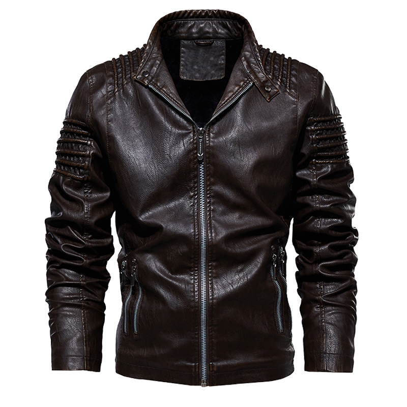 Men's Winter Motorcycle Biker Leather Jackets Man Bomber Jacket Male Outwear Coat Autumn Pilot Jacket Mans Solid Faux, Black
Men's Winter Motorcycle Biker Leather Jackets Man Bomber Jacket Male Outwear Coat Autumn Pilot Jacket Mans Solid Faux, Black