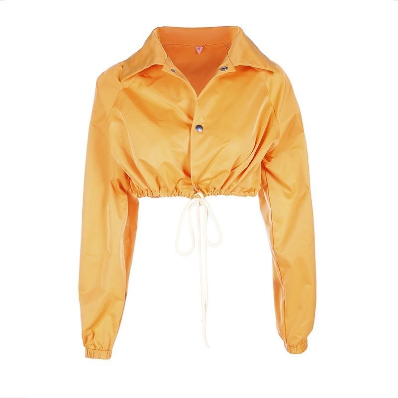 2019 Crop Jacket Women Turn-down Collar Long Sleeve Loose Streetwear Casacos Femininos Jackets Autumn Oversized Jacket A512, As picture
2019 Crop Jacket Women Turn-down Collar Long Sleeve Loose Streetwear Casacos Femininos Jackets Autumn Oversized Jacket A512, As picture