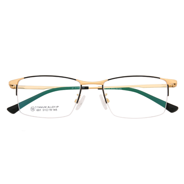 Pure Titanium Retro Myopic Glasses Frame Men's Ultra-light Optical Half-frame Glasses
Pure Titanium Retro Myopic Glasses Frame Men's Ultra-light Optical Half-frame Glasses