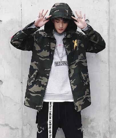 Men's Jackets Camouflage Jacket Men Coats US Size XS-XL