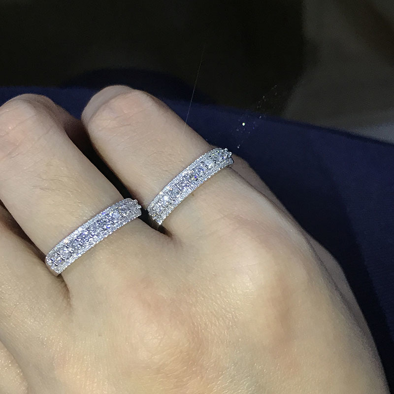 18k gold diamond ring Engagement&Wedding 0.5ct Natural Real Diamond Ring Jewellery have certificate 09 T200411