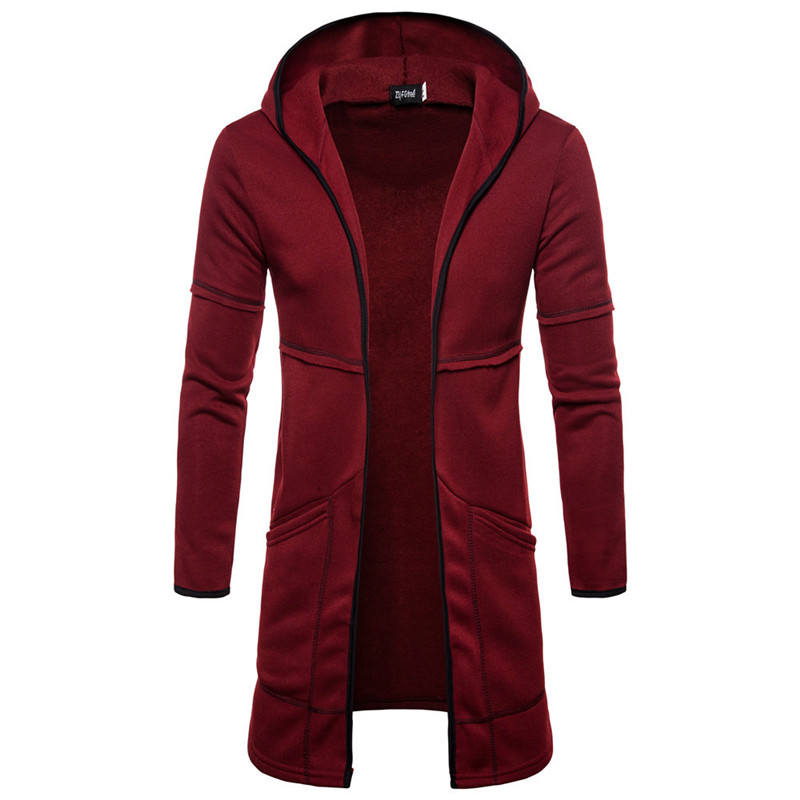 Casual Mens Designer Hoodies Solid Color Mid Length Hooded Cardigan Sweatshirts New Mens Winter Autumn Clothing, Gray
Casual Mens Designer Hoodies Solid Color Mid Length Hooded Cardigan Sweatshirts New Mens Winter Autumn Clothing, Gray