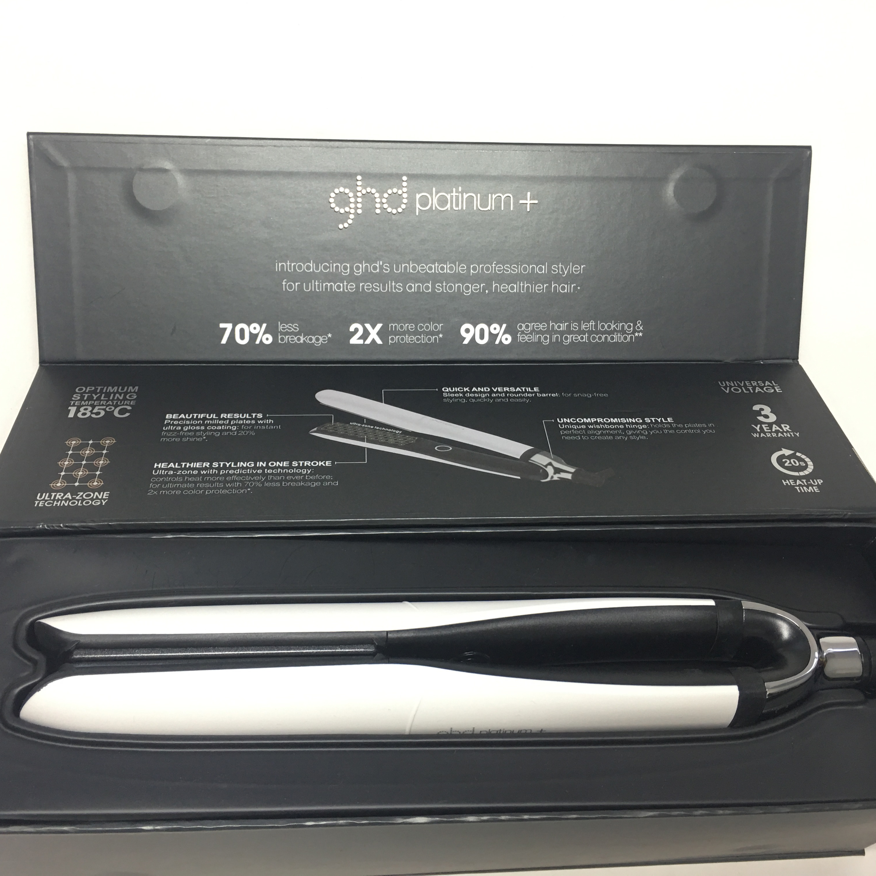 STOCK PLATINUM+ Hair Straighteners Professional Styler Flat Hair Iron Straightener Hair Styling tool Black Color Good Quality
STOCK PLATINUM+ Hair Straighteners Professional Styler Flat Hair Iron Straightener Hair Styling tool Black Color Good Quality