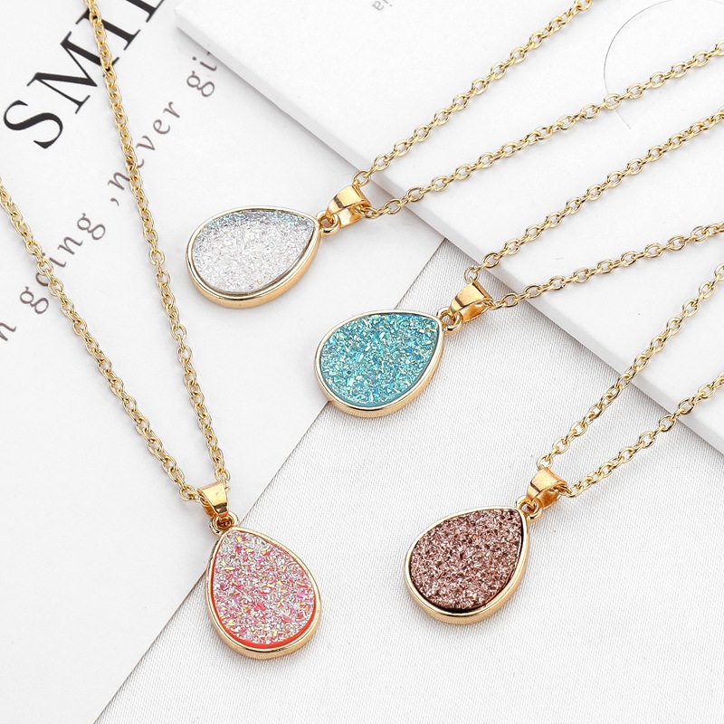 Fashion 4colors druzy drusy necklace gold plated Geometry faux natural stone resin necklace for women jewelry, Silver
Fashion 4colors druzy drusy necklace gold plated Geometry faux natural stone resin necklace for women jewelry, Silver