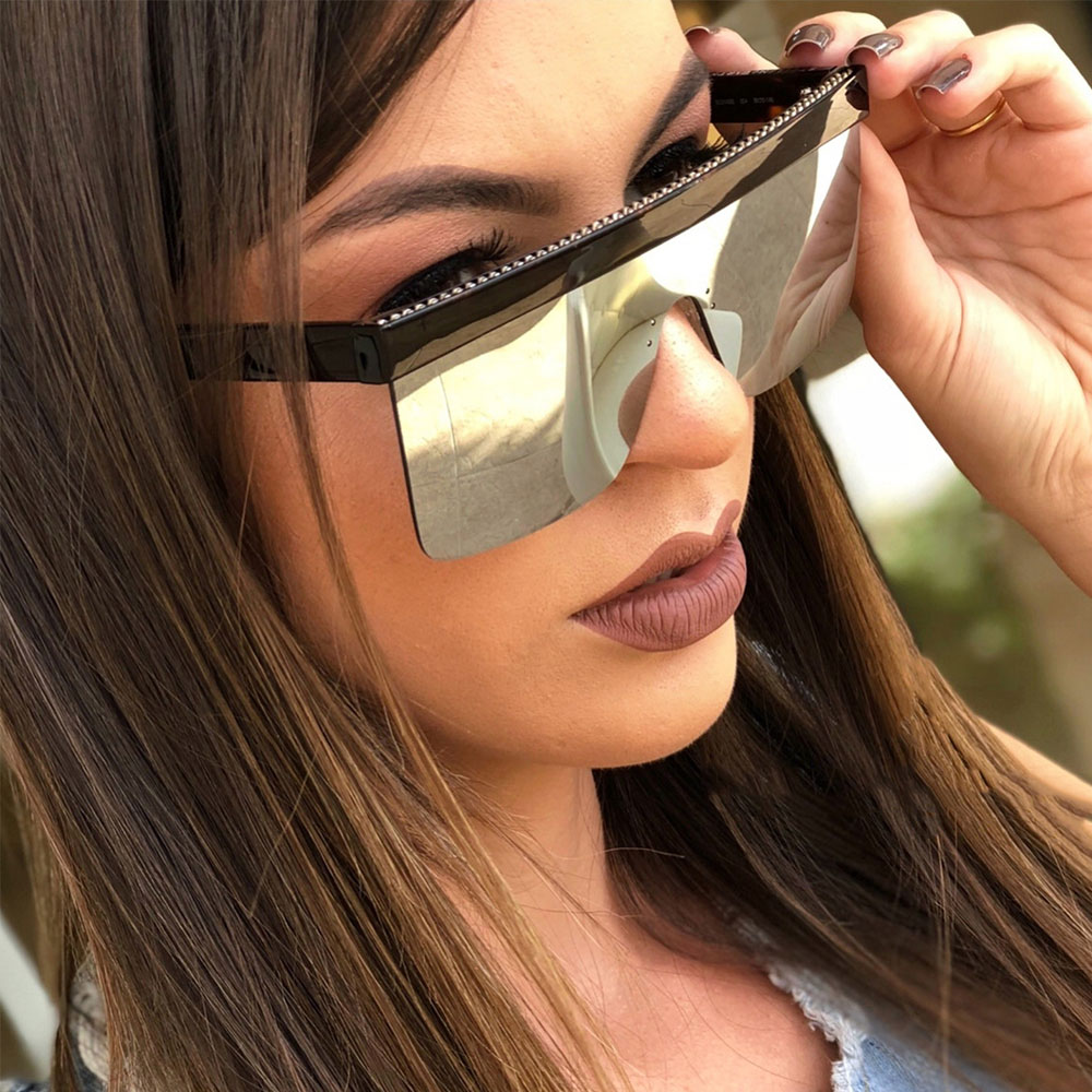 new fashion glasses for men and women flat top rimless designer sunglasses square frameless vintage eyewear oculos de sol
new fashion glasses for men and women flat top rimless designer sunglasses square frameless vintage eyewear oculos de sol