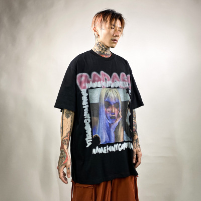 Men Women Streetwear 2020 Summer Fashion Characters Printing Over Tide Tees Tops Mens Casual Loose Hip-hop T-shirts Women Oversize Clothing, Black
Men Women Streetwear 2020 Summer Fashion Characters Printing Over Tide Tees Tops Mens Casual Loose Hip-hop T-shirts Women Oversize Clothing, Black