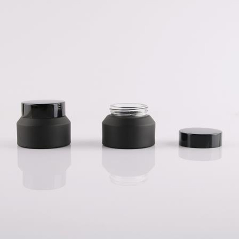 10 x 15G 30G 50G Frost Cream Glass Matte Jar Pot with Black Lids Seal Skin Care Face Mask Cosmetic Packaging Container
10 x 15G 30G 50G Frost Cream Glass Matte Jar Pot with Black Lids Seal Skin Care Face Mask Cosmetic Packaging Container