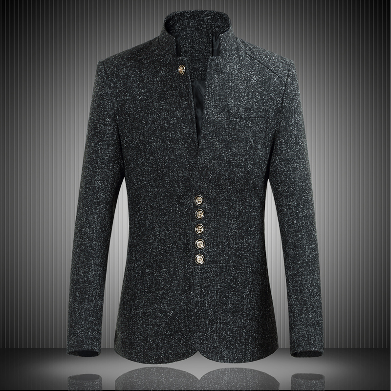 Autumn and winter new casual suit men' self-cultivation business jacket coat large size stand collar tunic men' suit -6XL, Black
Autumn and winter new casual suit men' self-cultivation business jacket coat large size stand collar tunic men' suit -6XL, Black