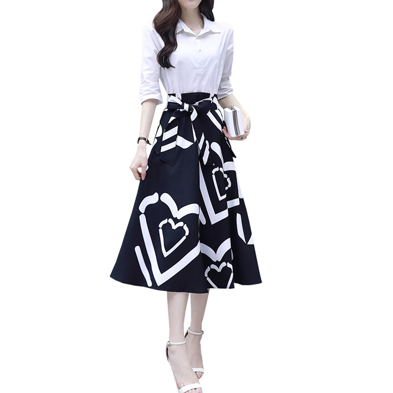 Casual Dresses Women Elegent Office A-line Dress Three Quarter Sleeve Spring Autumn 2021 Fashion Vintage Printing Party Vestidos, White
Casual Dresses Women Elegent Office A-line Dress Three Quarter Sleeve Spring Autumn 2021 Fashion Vintage Printing Party Vestidos, White
