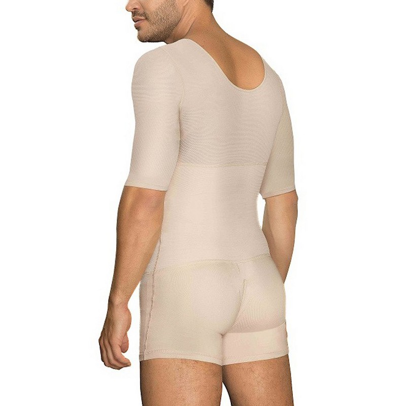 Man Short Sleeves Full Body Shaper Slimming Tummy Control Shapewear Plus Size 6XL Tummy Shaper Vest Underwear Corset Waist Cincher Bodyshape