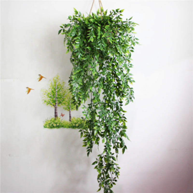 2Pcs Artificial Plant Hanging Rattan Hanging Rattan Rich Leaves For Wedding Decoration Plant Home Decoration Branch, Green
2Pcs Artificial Plant Hanging Rattan Hanging Rattan Rich Leaves For Wedding Decoration Plant Home Decoration Branch, Green