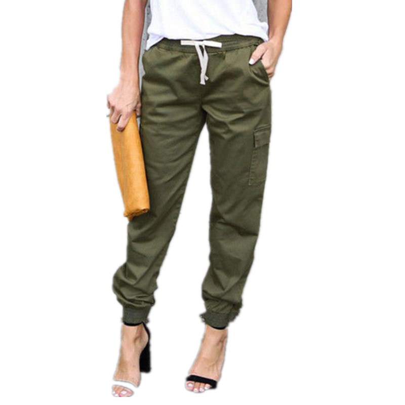 Women' Casual Loose Harem Pants Elastic High Waist Pant Ladies Trousers With Pocket Army Green Pants, Black
Women' Casual Loose Harem Pants Elastic High Waist Pant Ladies Trousers With Pocket Army Green Pants, Black