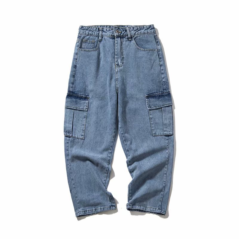 Denim Jeans 2020 Fashion Casual men loose straight brand trousers autumn and winter trend hip-hop jeans wide-leg daddy pants, Blue
Denim Jeans 2020 Fashion Casual men loose straight brand trousers autumn and winter trend hip-hop jeans wide-leg daddy pants, Blue
