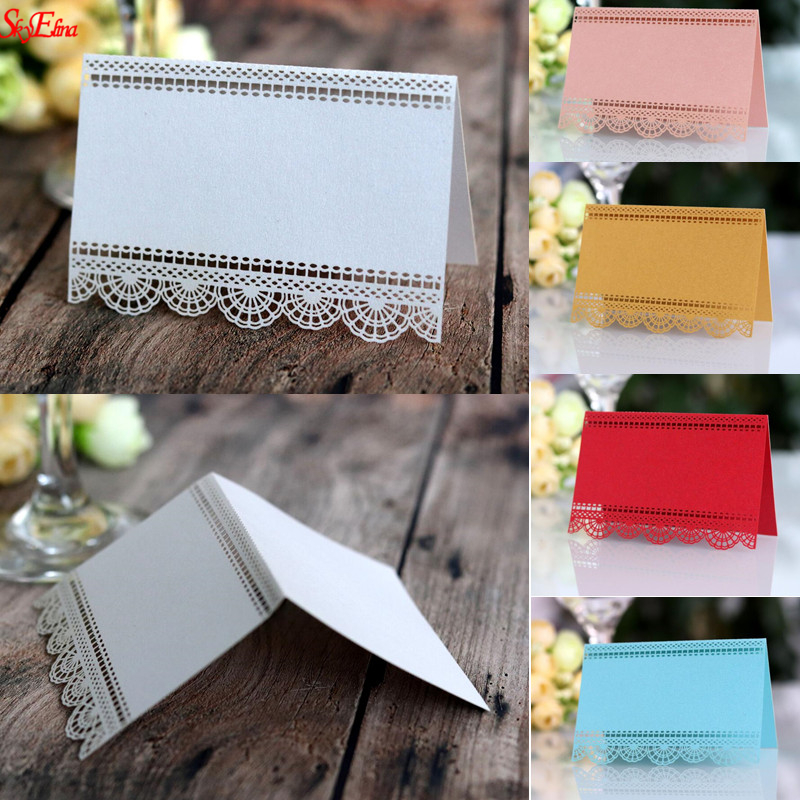 50Pcs Laser Cut Table Name Cards Wedding Table Place Name Card Wedding Party Decoration Invitations 7zSH224
50Pcs Laser Cut Table Name Cards Wedding Table Place Name Card Wedding Party Decoration Invitations 7zSH224
