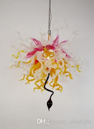 100% Handmade Blown Glass Art Chandelier Modern LED Bulbs Glass Pendant Light Wedding Decor Flower Designed Blown Glass LED Chandelier
100% Handmade Blown Glass Art Chandelier Modern LED Bulbs Glass Pendant Light Wedding Decor Flower Designed Blown Glass LED Chandelier