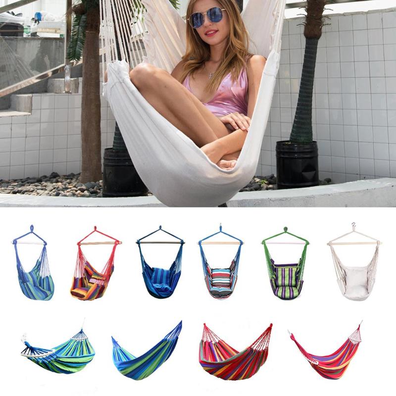 Hammock Chair Outdoor Garden Hammock Hanging Chair for Home Travel Camping Hiking Swing Canvas Stripe
Hammock Chair Outdoor Garden Hammock Hanging Chair for Home Travel Camping Hiking Swing Canvas Stripe