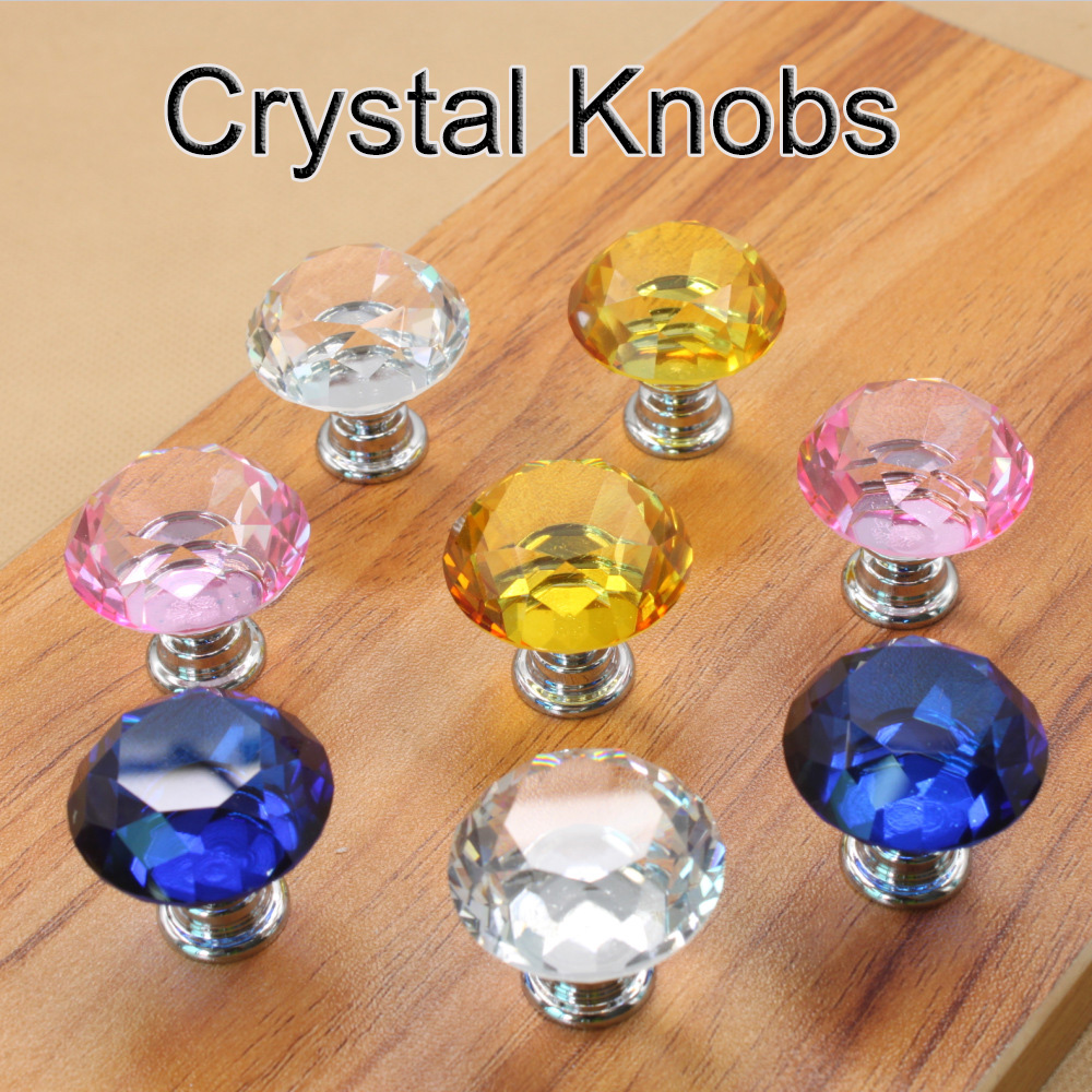 30mm Diamond Crystal Door Knobs Glass Drawer Knobs Kitchen Cabinet Furniture Handle Knob Screw Handles and Pulls
30mm Diamond Crystal Door Knobs Glass Drawer Knobs Kitchen Cabinet Furniture Handle Knob Screw Handles and Pulls