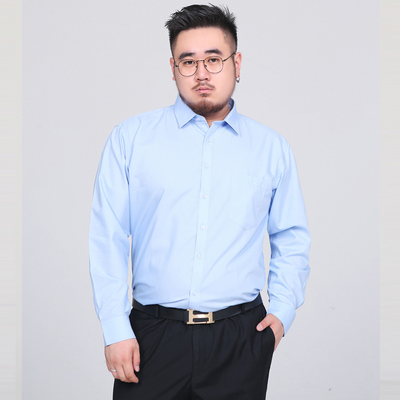 High Quality Shirts For Men Camisas White Black Mens Shirt Long Sleeve Formal Office Business Plus Size 5XL 6XL 7XL 8XL Blouse
