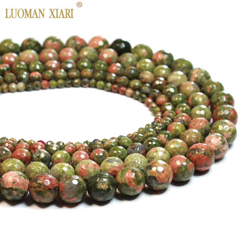 Wholesale Natural Unakite Faceted Round Red Green Natural Stone Beads For Jewelry Making DIY Bracelet Necklace 4/6/8/10/12mm
Wholesale Natural Unakite Faceted Round Red Green Natural Stone Beads For Jewelry Making DIY Bracelet Necklace 4/6/8/10/12mm