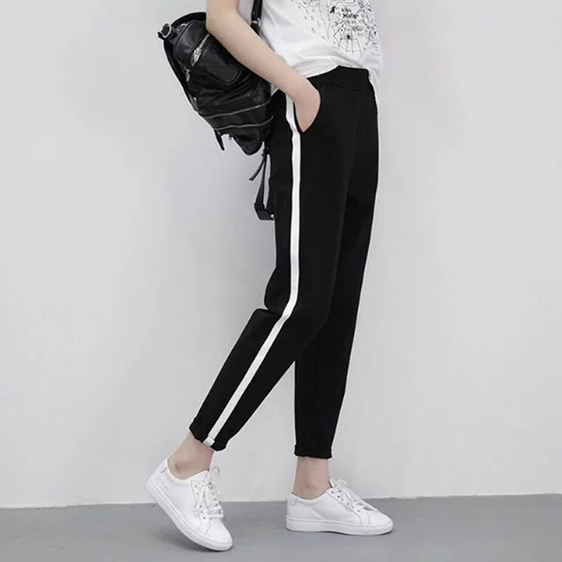 New Spring Ladies Sports Trousers Hot Sale Unisex Jogging Pants Training Pants Elastic Waist Outdoor Running, As pic
New Spring Ladies Sports Trousers Hot Sale Unisex Jogging Pants Training Pants Elastic Waist Outdoor Running, As pic