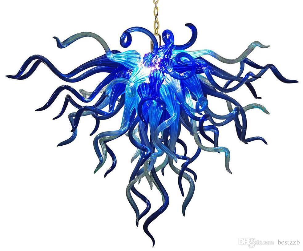 Mini Bedroom/Kitchen Cobalt Blue Colored Hand Blown Art Glass Chandelier Lighting Led Pendant Chandelier Lamps
Mini Bedroom/Kitchen Cobalt Blue Colored Hand Blown Art Glass Chandelier Lighting Led Pendant Chandelier Lamps