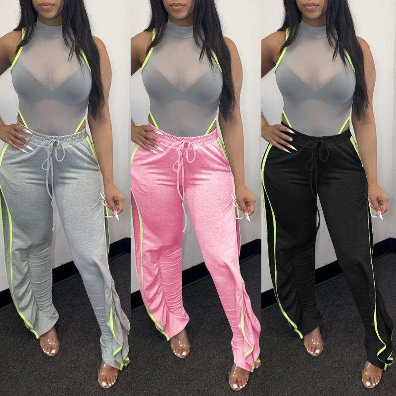 Summer 2020 women' pleated slit casual pants sexy pie street club beach pants sweatpants, Black
Summer 2020 women' pleated slit casual pants sexy pie street club beach pants sweatpants, Black