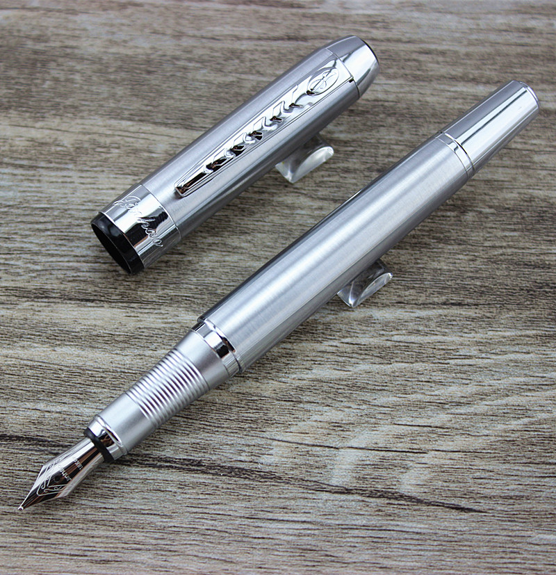 Top selling Silver Fountain Pen JINHAO 250 F Nib Silver Trim Removable Ink Converter, Red
Top selling Silver Fountain Pen JINHAO 250 F Nib Silver Trim Removable Ink Converter, Red