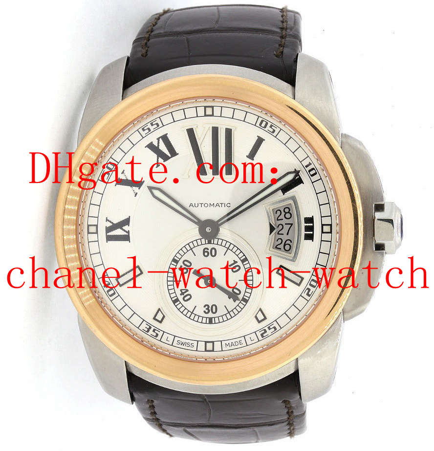 Free Shipping Calibre de Men's Large 42mm 2-Tone Steel & 18k Rose Gold Automatic Mens Watch W7100039 Men's Casual Watches, White
Free Shipping Calibre de Men's Large 42mm 2-Tone Steel & 18k Rose Gold Automatic Mens Watch W7100039 Men's Casual Watches, White