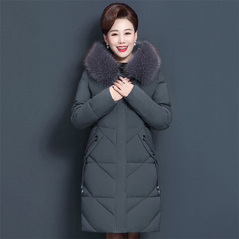 Mom Coat Black Gray 6XL 7XL Plus Size Feather Hooded Parkas 2019 New Autumn Winter Fashion Loose Thick Warmth Clothing LD1098
Mom Coat Black Gray 6XL 7XL Plus Size Feather Hooded Parkas 2019 New Autumn Winter Fashion Loose Thick Warmth Clothing LD1098