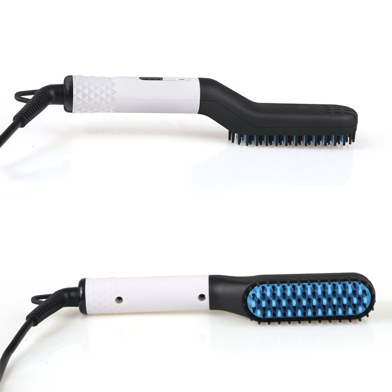 Beard Straightener Multifunctional Hair Comb Brush Electric Quick Heating Hair Straightening Iron Hair Styling Comb For Men