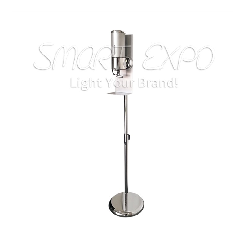 Manual Hand Sanitizer Dispenser Stand For Public Hand Sanitization With 350ML Manual Dispenser Adjustable Pole Flat Packing
Manual Hand Sanitizer Dispenser Stand For Public Hand Sanitization With 350ML Manual Dispenser Adjustable Pole Flat Packing