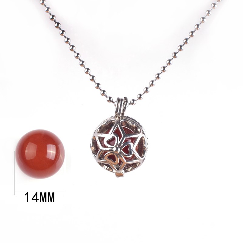 Yoga piano sound beads pregnant women spirit ball alloy pendant necklace pendant ladies long chain