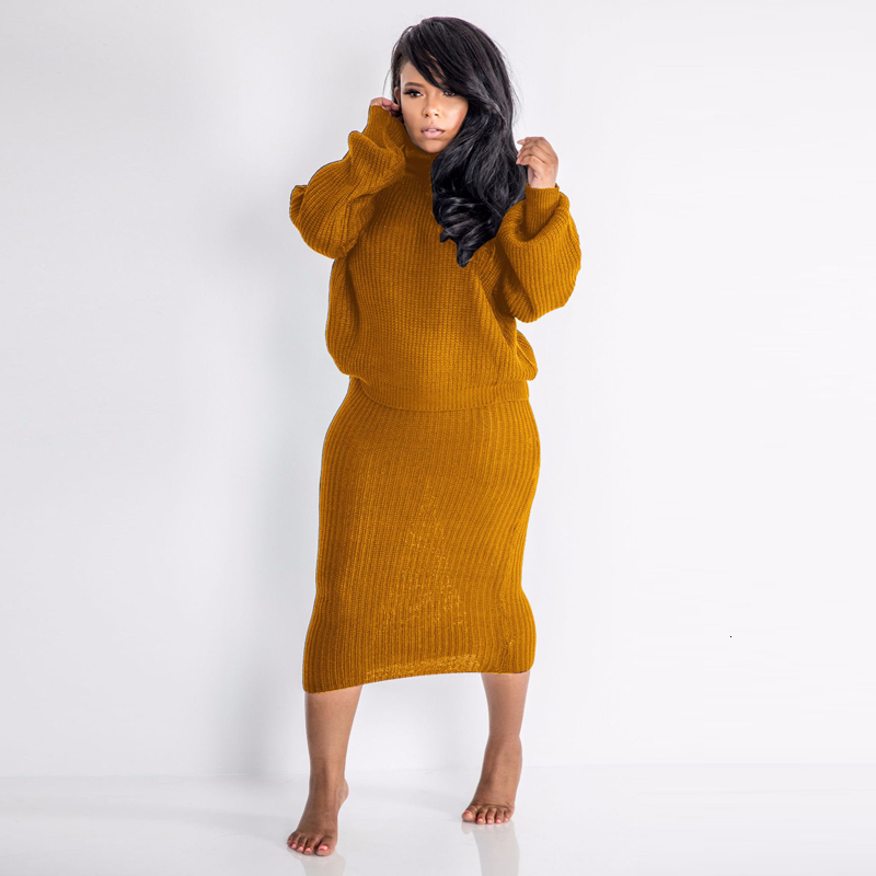 Autumn Winter Plus Size 2 Piece Skirt Set Women High Neck Long Sleeve Oversized Sweaters And Long Skirt Solid Two Piece Set 2019, Orange
Autumn Winter Plus Size 2 Piece Skirt Set Women High Neck Long Sleeve Oversized Sweaters And Long Skirt Solid Two Piece Set 2019, Orange