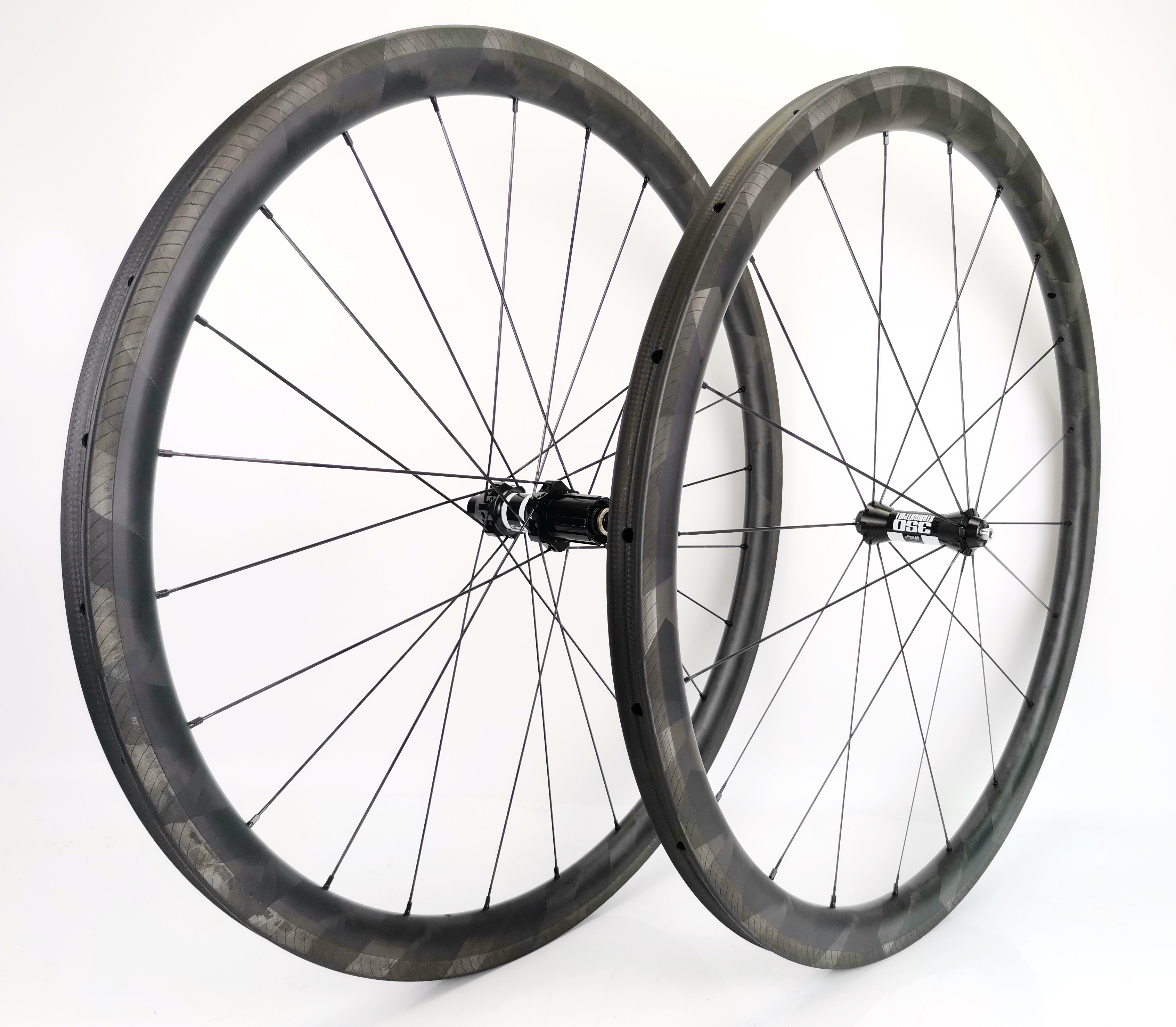 Surper light full carbon wheels 38mm depth 25mm width carbon wheelset clincher/tubular road carbon bike wheelset with special brake surface от DHgate WW