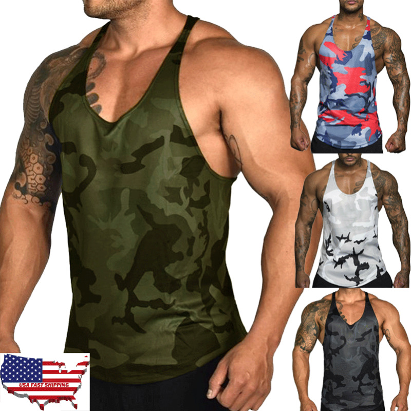 Men Vest Bodybuilding Stringer Tank Top Y-Back Sportswear Gym Workout Sports Vest Shirt Clothes, Black
Men Vest Bodybuilding Stringer Tank Top Y-Back Sportswear Gym Workout Sports Vest Shirt Clothes, Black
