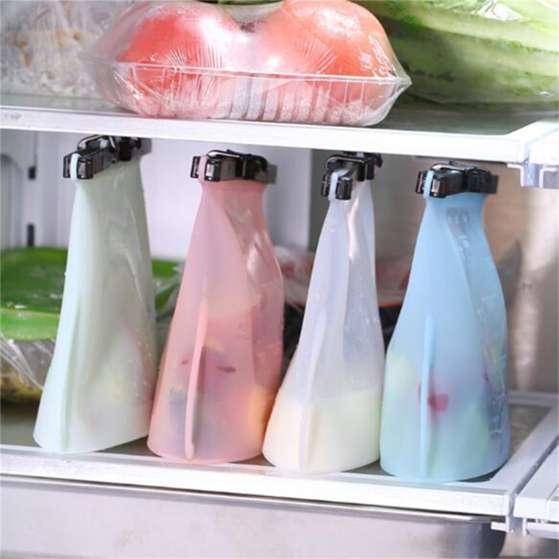 Silicone Fresh Bag Milk Fruit Refrigerator Storage Organizer Bag Reusable Vacuum
Silicone Fresh Bag Milk Fruit Refrigerator Storage Organizer Bag Reusable Vacuum