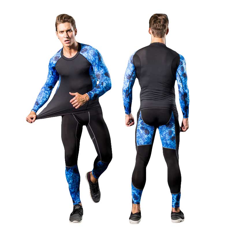 2020 Men Pro GYM Fitness Compression Sets Quick Dry Legging + Top Workout Train Exercise Sport Yoga Pant+Shirt Run Yoga Clothing, Blue
2020 Men Pro GYM Fitness Compression Sets Quick Dry Legging + Top Workout Train Exercise Sport Yoga Pant+Shirt Run Yoga Clothing, Blue