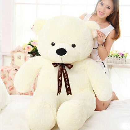 Big Size 100cm 120cm 140 Stuffed Teddy Bear Plush Toy Large Embrace Bear Chrildren Kids Doll Lovers Girl's Birthday gift, White
Big Size 100cm 120cm 140 Stuffed Teddy Bear Plush Toy Large Embrace Bear Chrildren Kids Doll Lovers Girl's Birthday gift, White